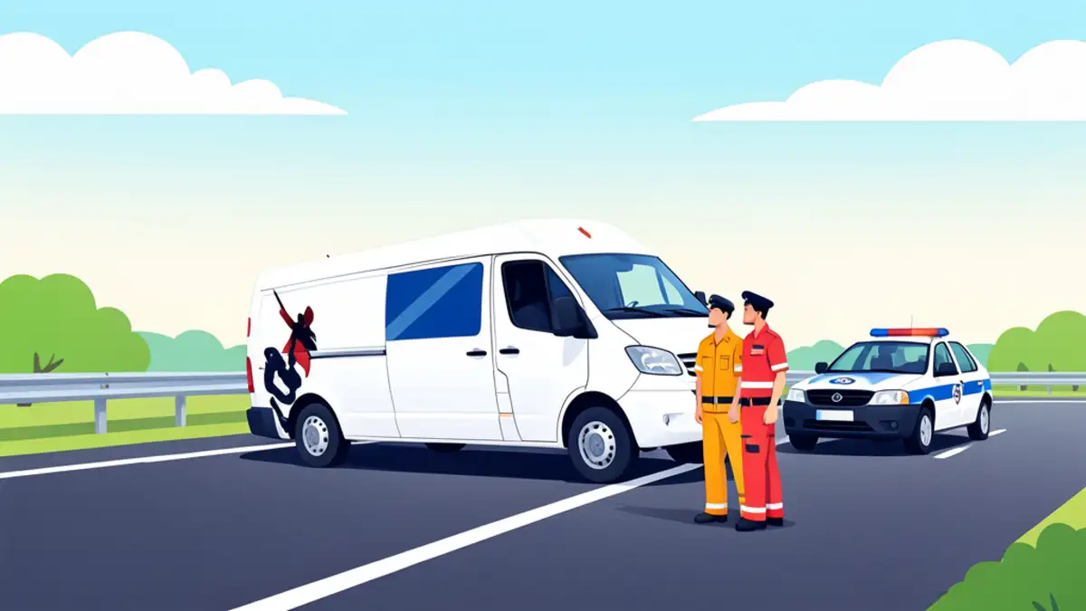 Kombi se prevrnuo na krov na zaobilaznici između Jankomira i Zaprešića