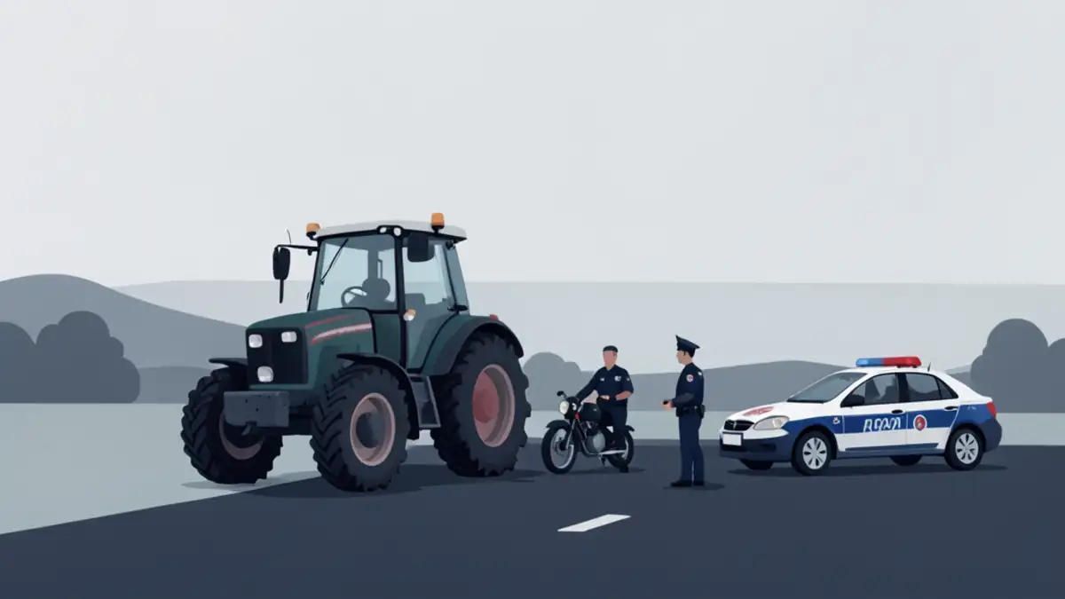 Motociklist preminuo nakon sudara s traktorom u Slavoniji
