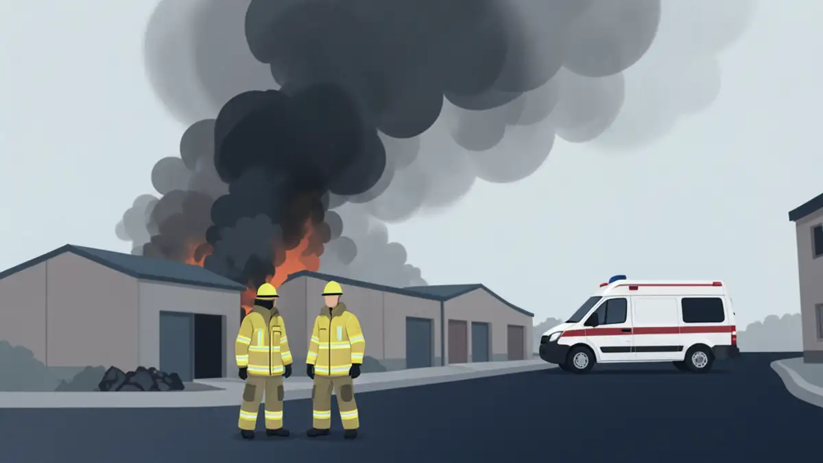 Požar na pulskom odlagalištu Metis, čule se eksplozije