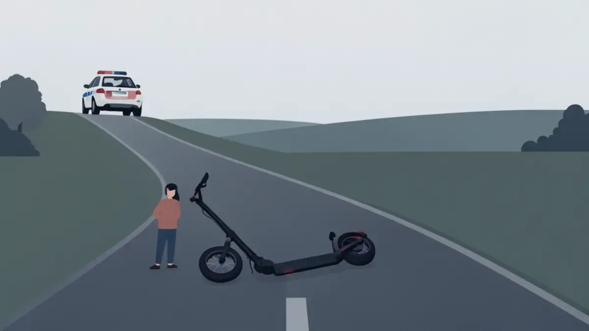 U Čajkovićima teško ozlijeđen vozač (47) električnog romobila, vozio bez kacige...