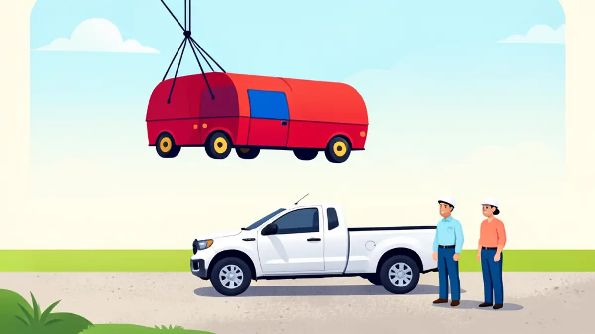 Kamp-prikolica od 760 kg pala s devet metara na novi Toyota Hilux