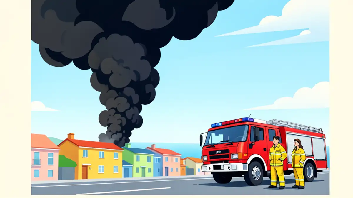 Veliki požar u Puli, građani pozvani da ostanu doma i zatvore prozore