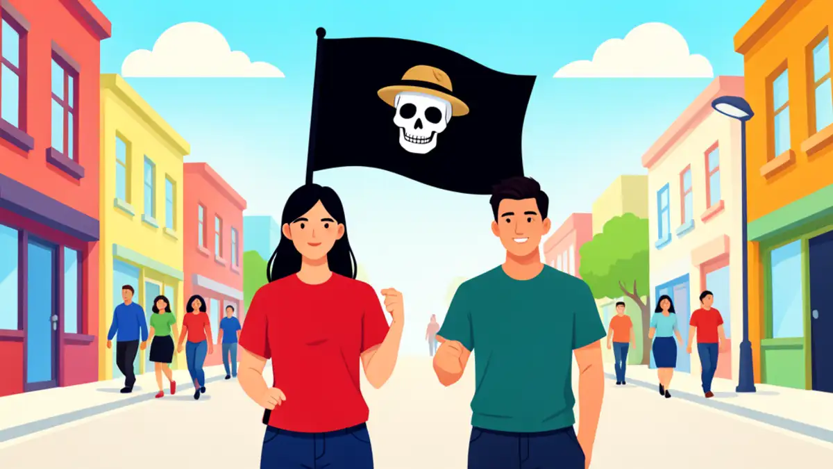 Zastava One Piece na prosvjedima mladih u Francuskoj