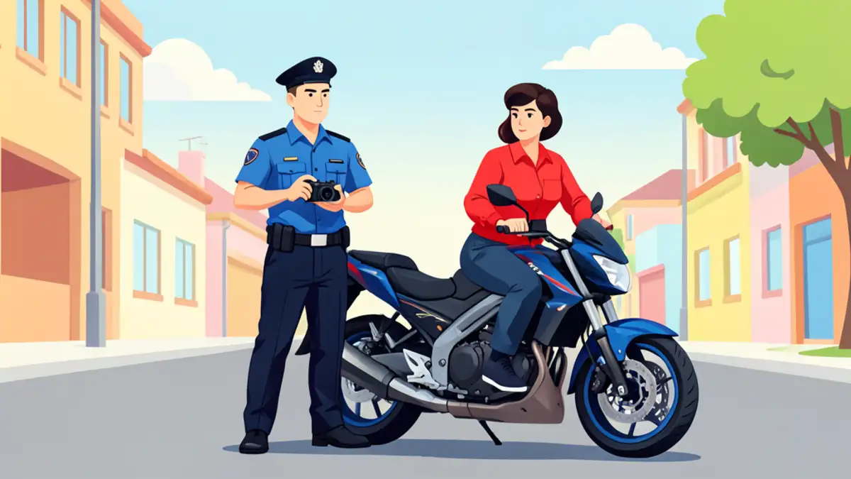 Vozač bez dozvole na neregistriranom motoru pokazao srednji prst kameri