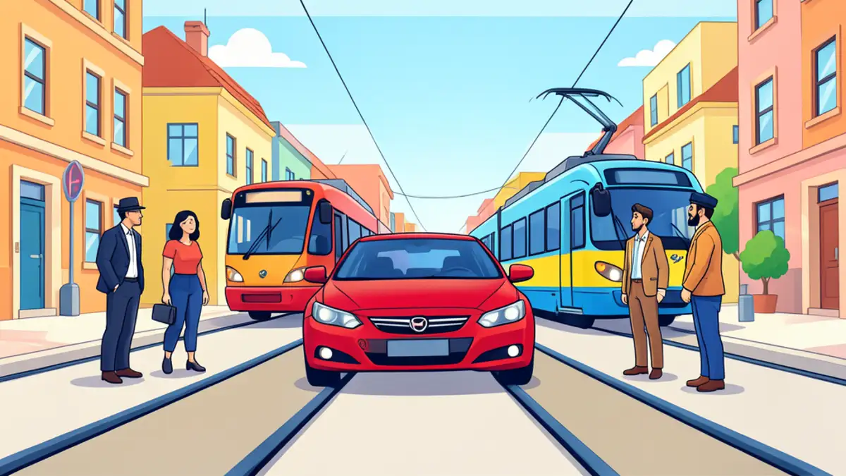 Automobili upadaju u tračnice na Savskoj cesti u Zagrebu