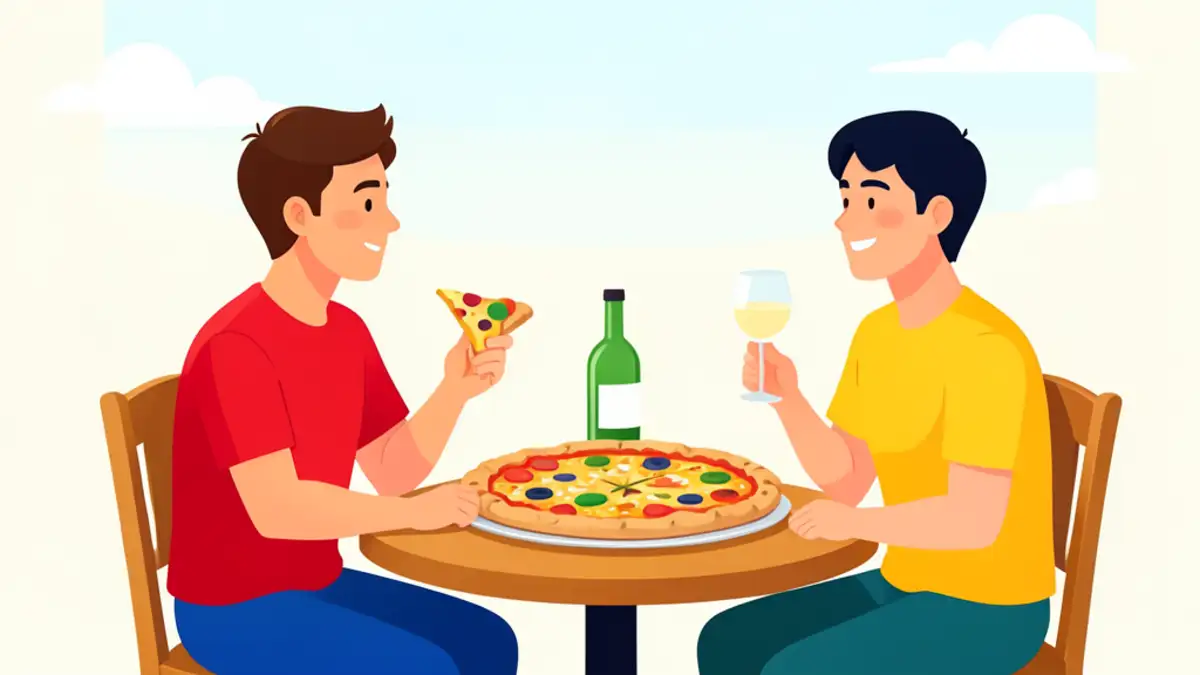 Vina uz pizzu u zagrebačkoj pizzeriji Mrs. Fogg