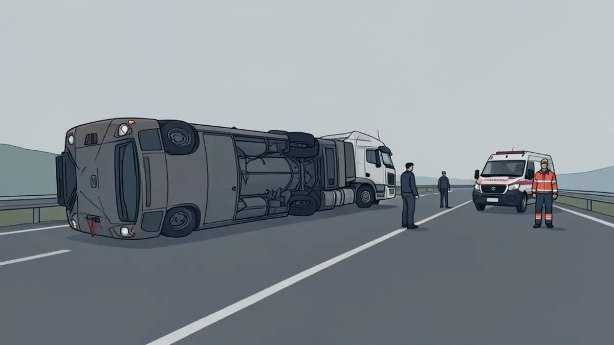 Teška prometna nesreća u Turskoj: autobus se prevrnuo nakon sudara s kamionom