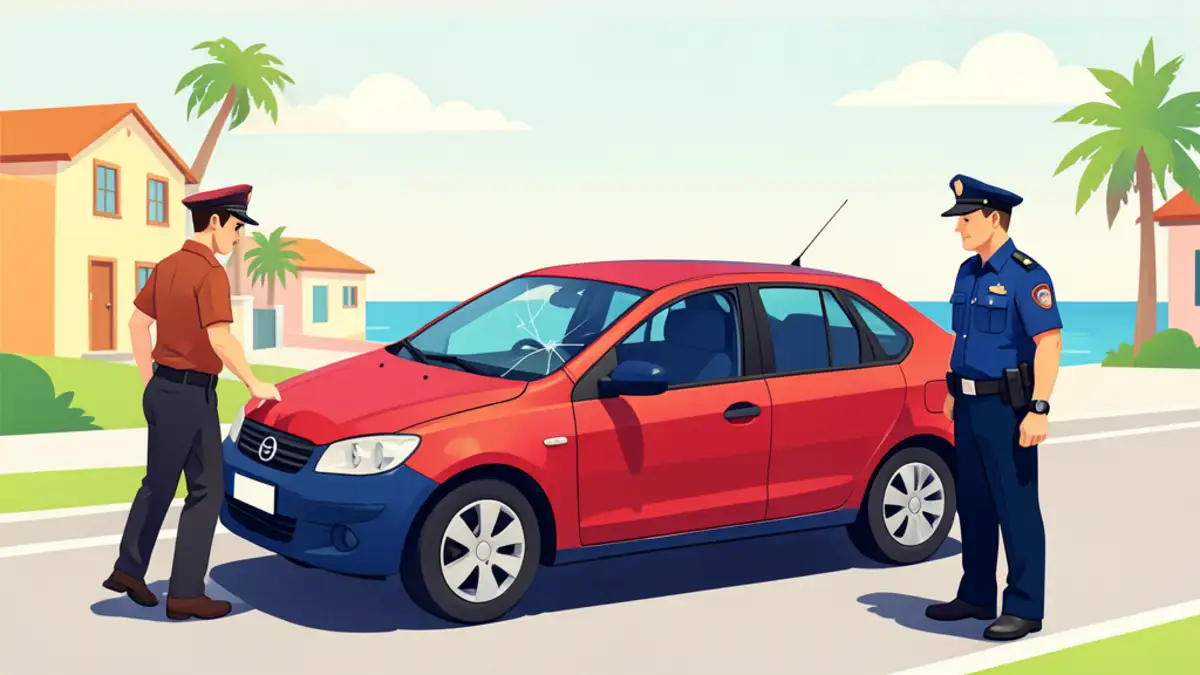 Kod Zadra presretnut Nizozemac u rent-a-caru i razbijen mu auto