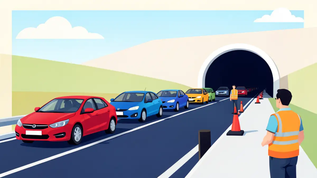 Zbog radova zatvoren tunel Sveti Ilija, vozači zbunjeni na izlazu u Zagvozdu