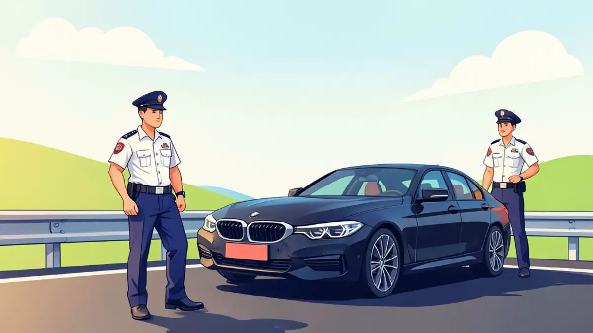 Nijemac kažnjen 700 eura na A3 zbog ruske zastave na BMW-u