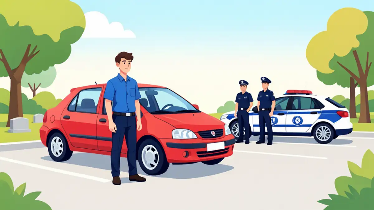 Na parkiralištu groblja Lovrinac divljao autom, policija traži trajno oduzimanje vozila