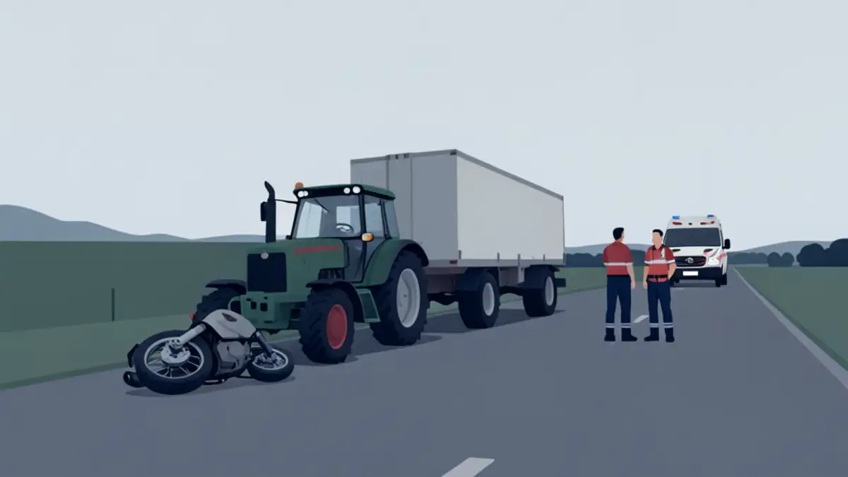 Motociklist (21) umro u bolnici nakon sudara s traktorom