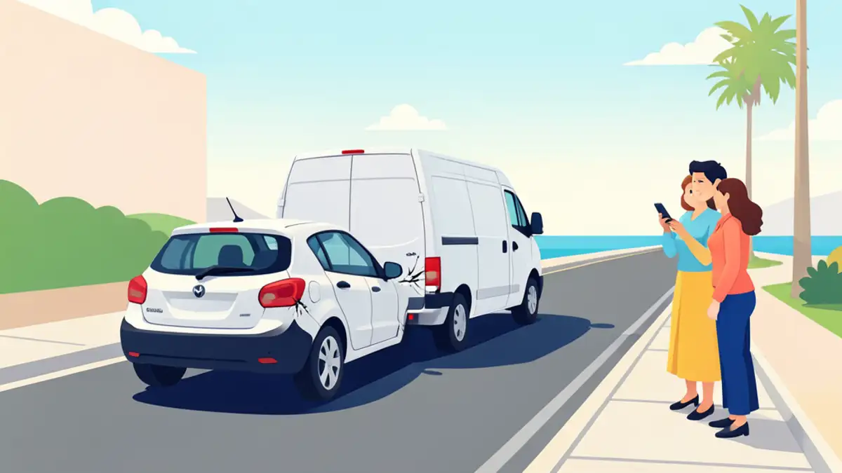 Na Žnjanu kombi pomaknuo parkirani auto i nastavio vožnju