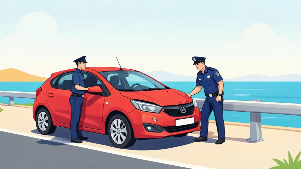 Nizozemca presreli kod Zadra i oštetili mu rentani automobil