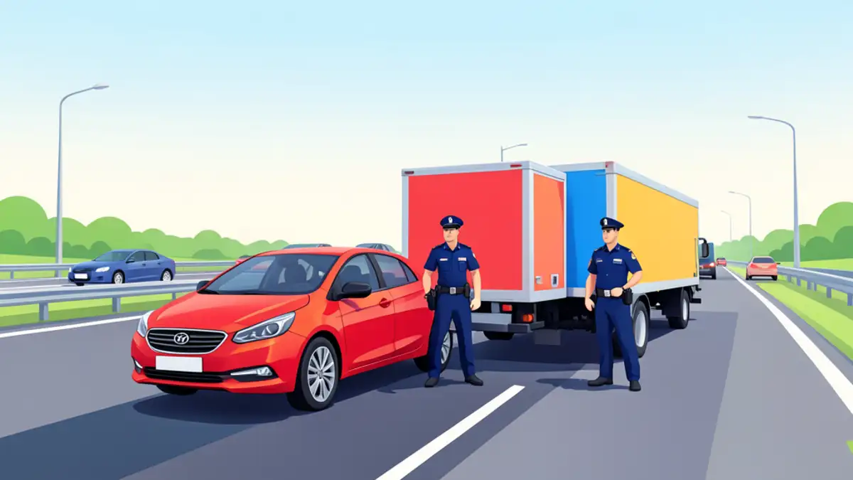 Sudar na autocesti A3 kod Oriovca: auto udario u prikolicu s automobilima