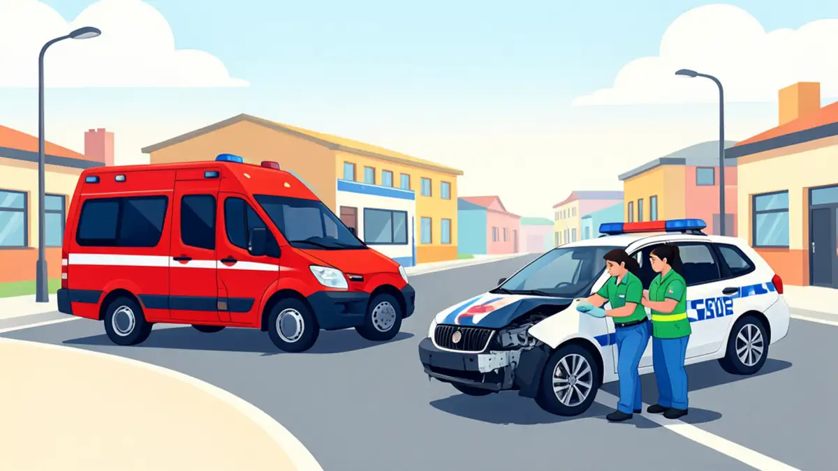Frontalni sudar dva auta na Ilici i Vrapču, dvije ozlijeđene osobe