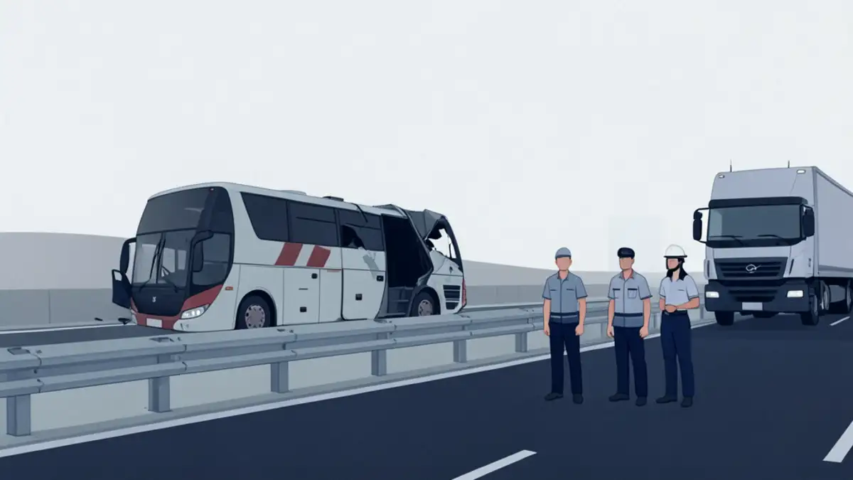 Sudar autobusa i kamiona: vozilo probilo ogradu, najmanje 11 mrtvih