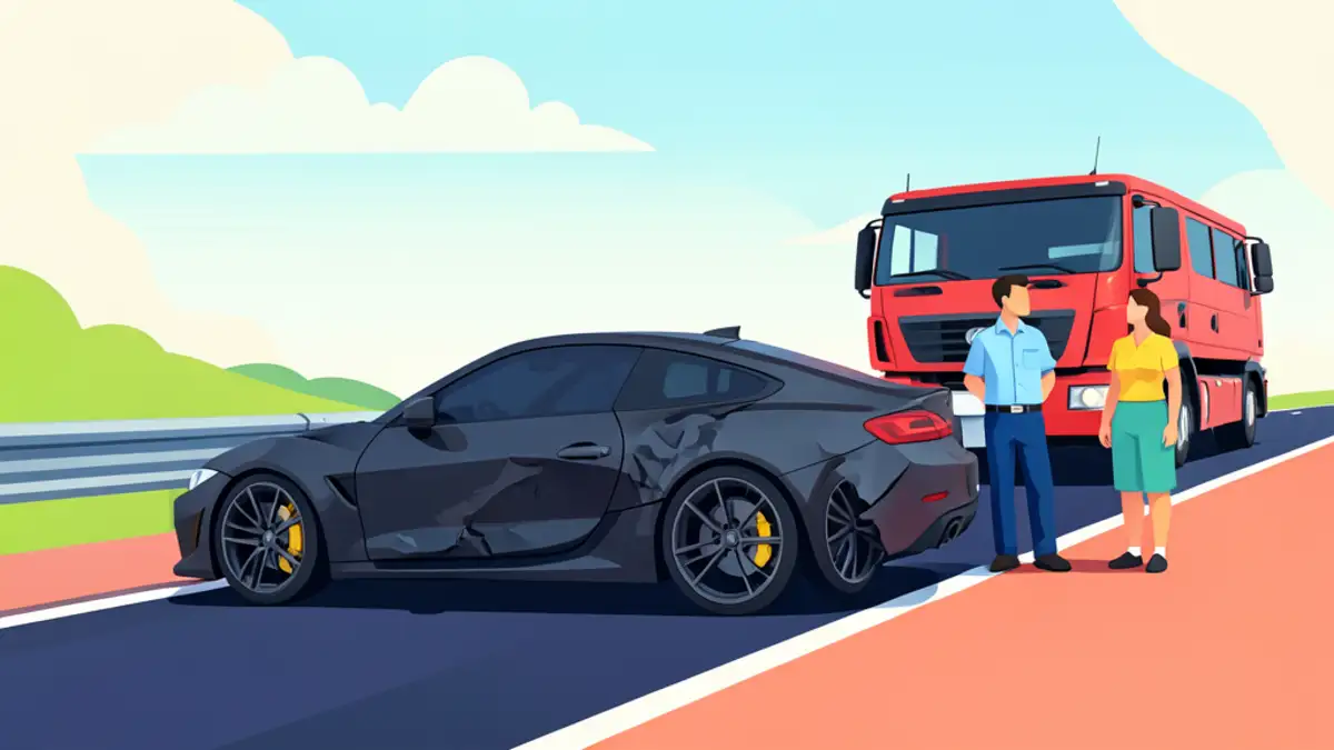 Lamborghini se zabio u ogradu na A1 kod odmorišta Sokolac