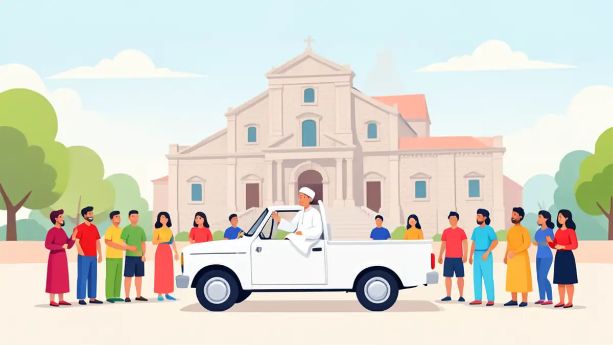 Papa Lav XIV. prvi put u papamobilu nakon operacije raka pluća