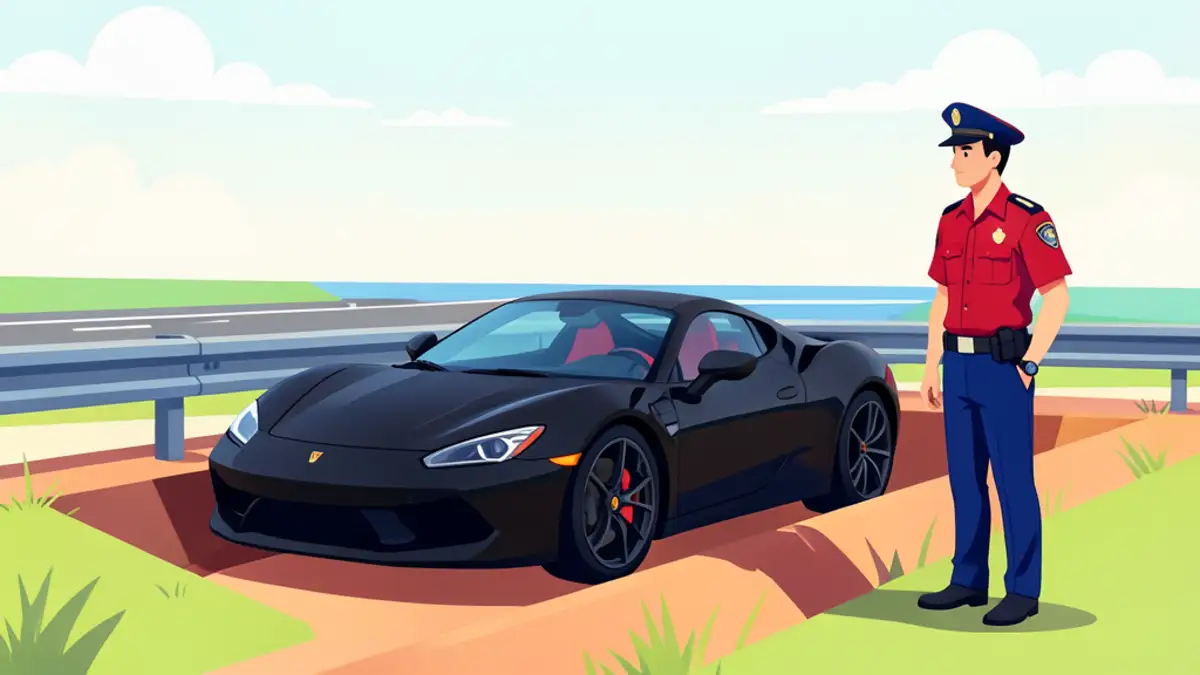 Slovenac izletio s Lamborghinijem s autoceste A1 kod odmorišta Sokolac