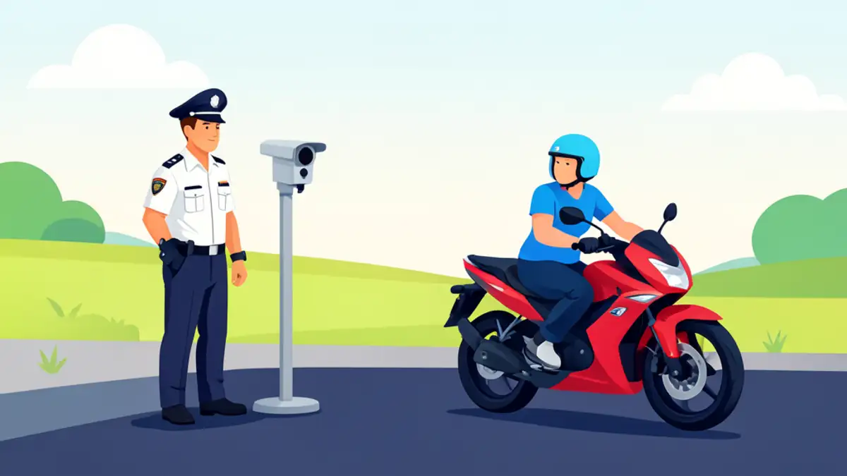 Motociklist bez dozvole i registracije pokazao srednji prst prometnoj kameri kod Breznice