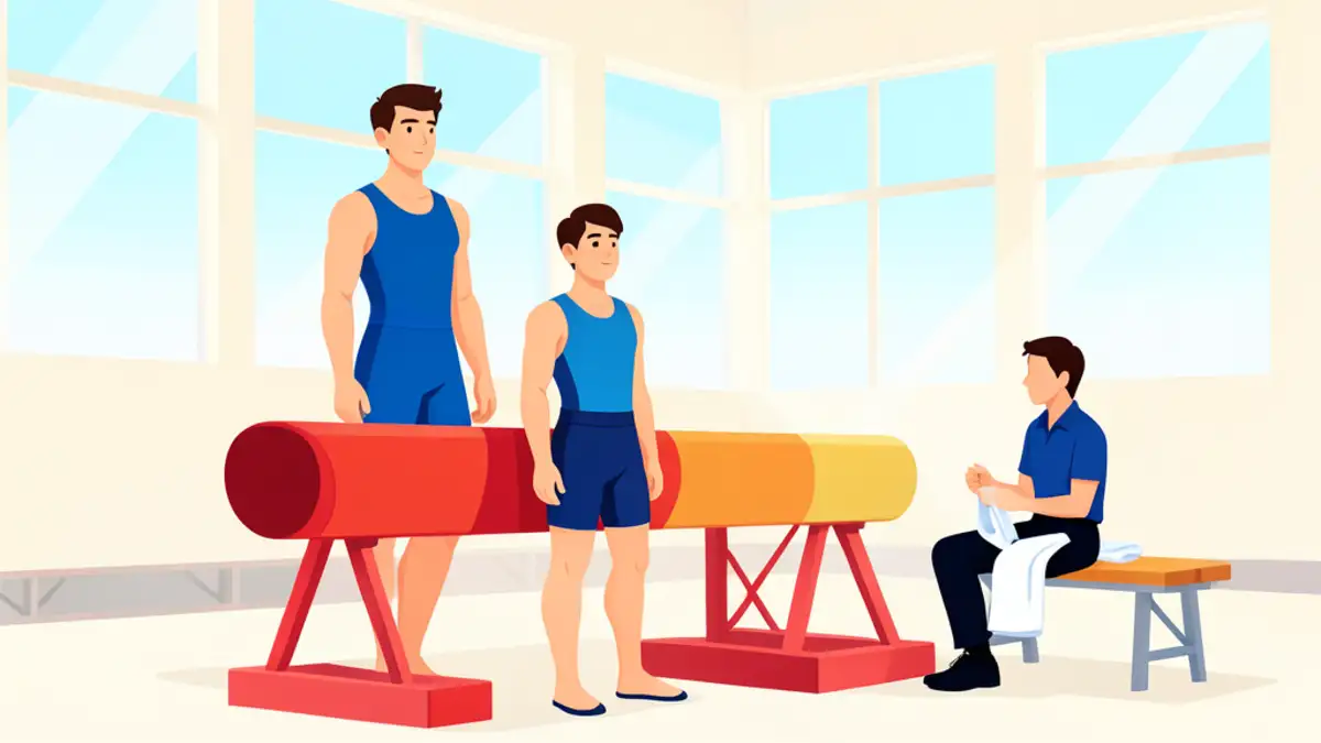 Ilija Kovtun na Svjetskom prvenstvu u gimnastici u Rotterdamu