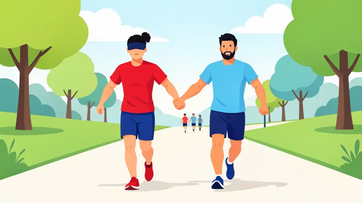 U Samoboru održan Blind Run, trčalo se u parovima s povezom na očima