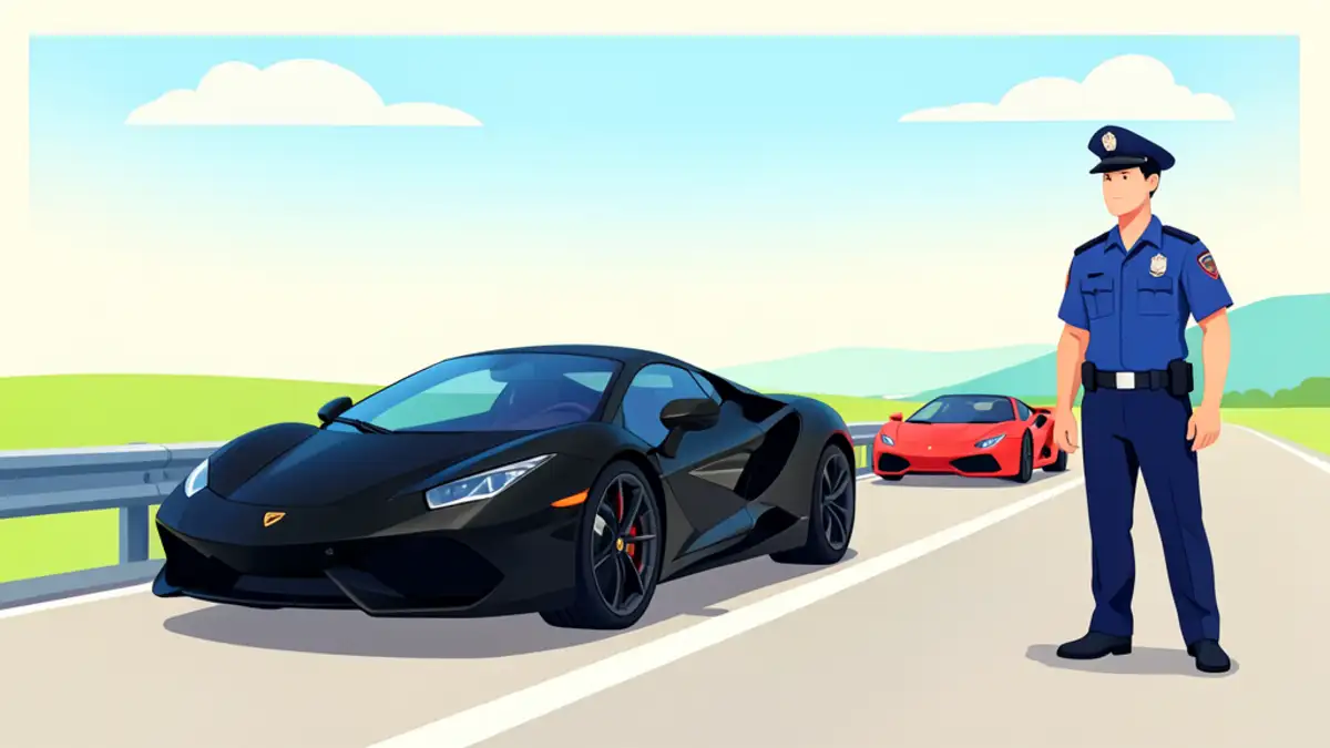 Lamborghini izletio s autoceste A1 kod odmorišta Sokolac