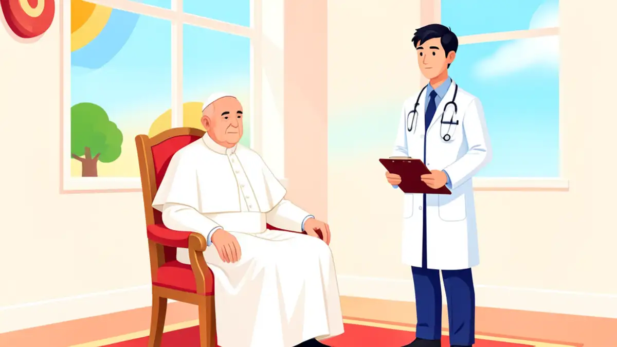 Papa se oporavlja nakon operacije i može samostalno obavljati aktivnosti