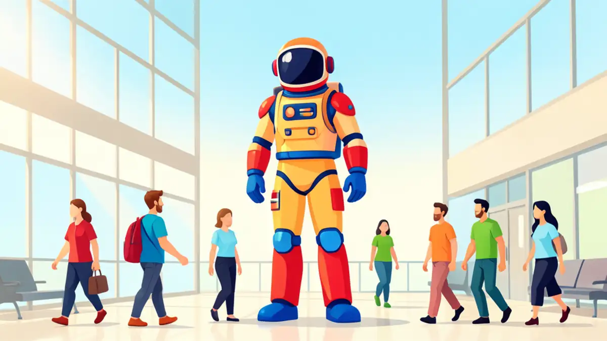 Zagrebački aerodrom dobio sedam metara visok astronaut vrijedan više od milijun dolara