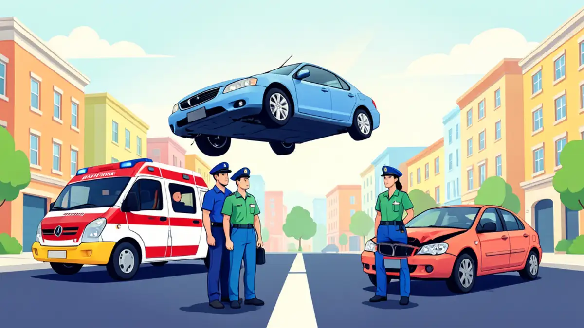 Na raskrižju u Zagrebu dvije prometne nesreće, auto završio na krovu