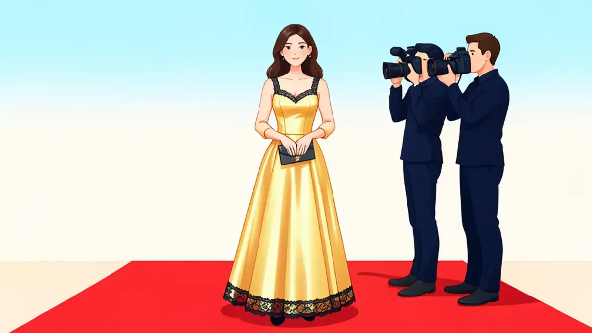 Jenna Ortega u zlatnoj satenskoj haljini na londonskoj premijeri