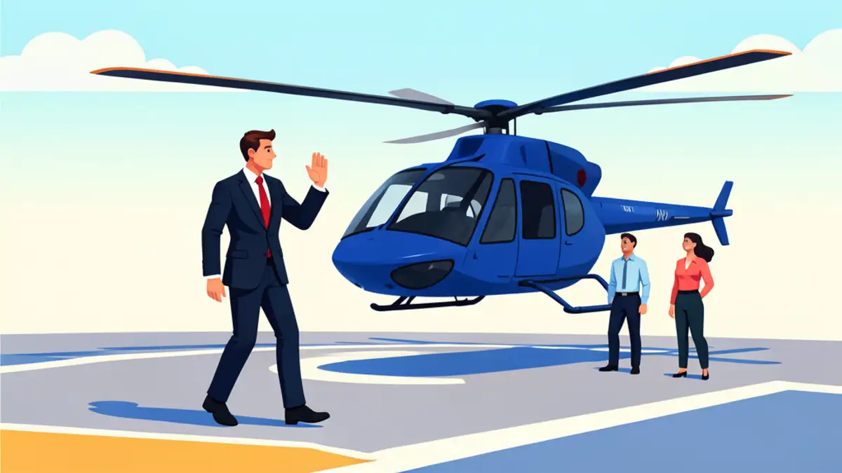 Trump hodao prema helikopteru pa mahao i salutirao nikome