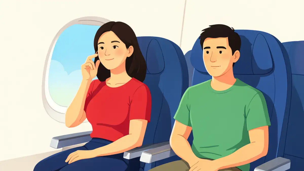Putnica u avionu provukla naušnicu kroz rukav kao obranu od suputnika